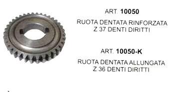 ART.10050-K RUOTA DENTATA ALLUNGATA Z 36 DENTI DIRITTI SI' -CIAO-BRAVO CON VARIATORE